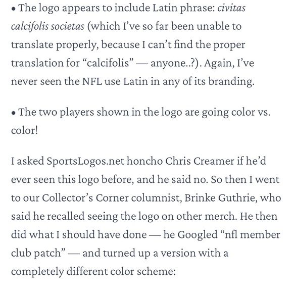 RARE VINTAGE Original Authentic NFL League Member player patch. - Picture 10 of 11